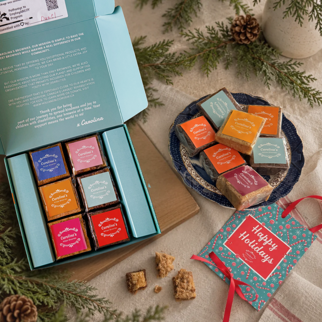 Holiday Brownie Gift Box of 12